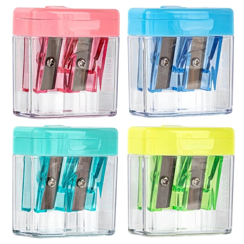 Точилка Deli 0576 двойная, товар в ассортименте Точилка Deli 0576 двойная, товар в ассортименте