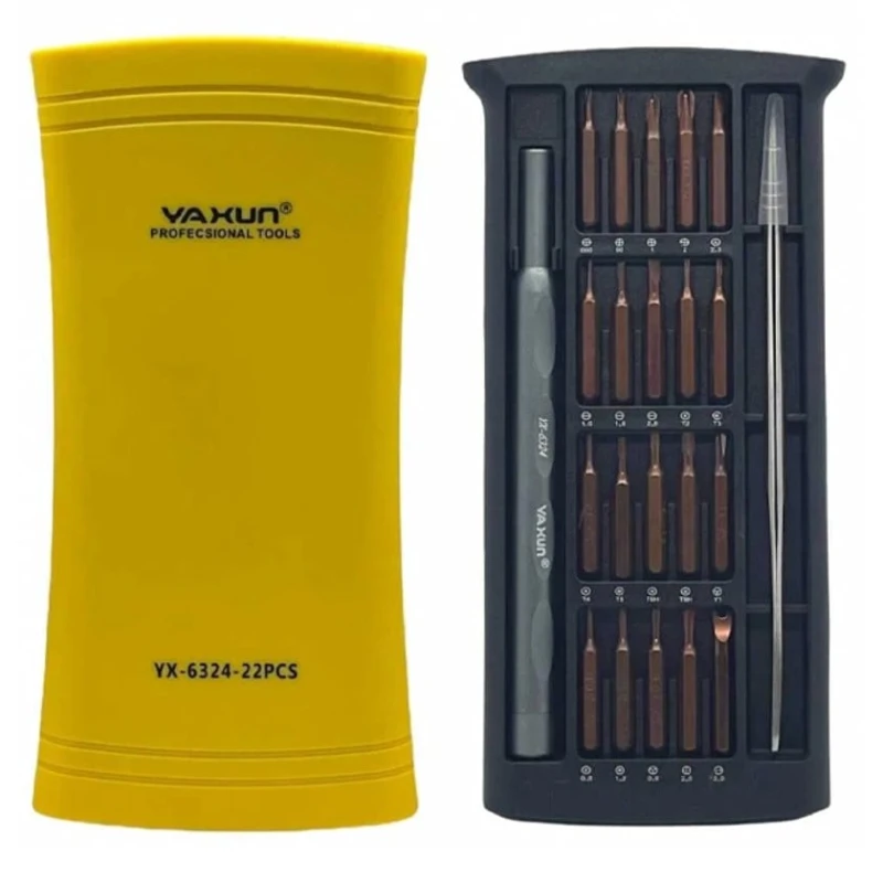 Набор отверток Yaxun YX-6324, 22 предметов