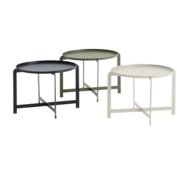 Журнальный стол JYSK Borre, 52х57 см, сталь, товар в ассортименте