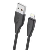 Кабель Celebrat CB-31 A-M USB to Lightning, 1 м, Black