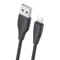 Кабель Celebrat CB-31 A-M USB to Lightning, 1 м, Black