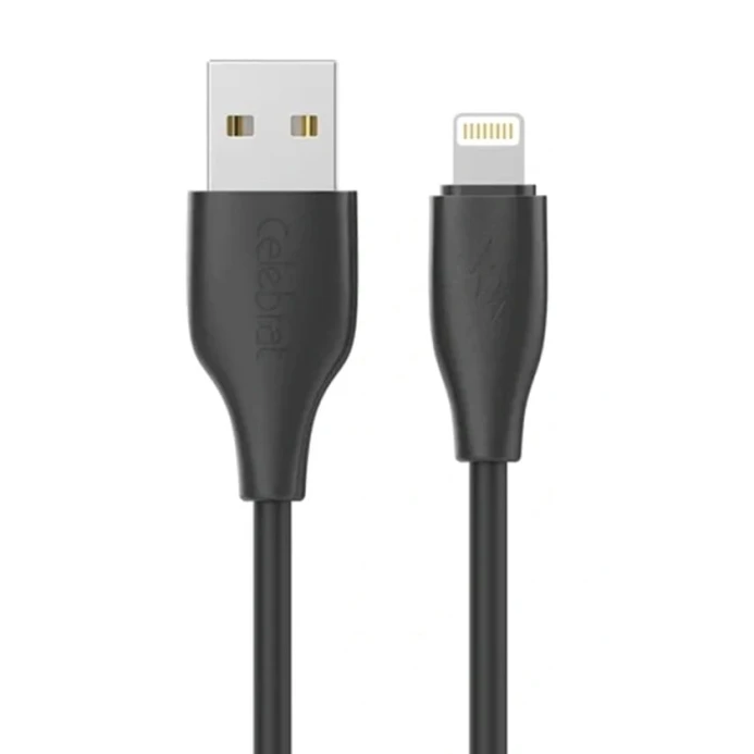 Кабель Celebrat CB-31 A-M USB to Lightning, 1 м, Black