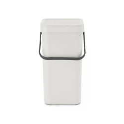 Мусорное ведро Brabantia Sort & Go, 35.1x24.9x20 см, пластик, 12 л, белое