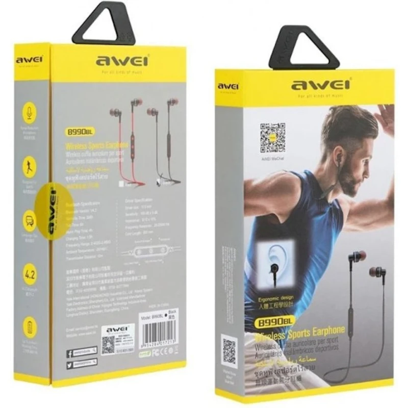 Simsiz qulaqlıq Awei B990BL Black