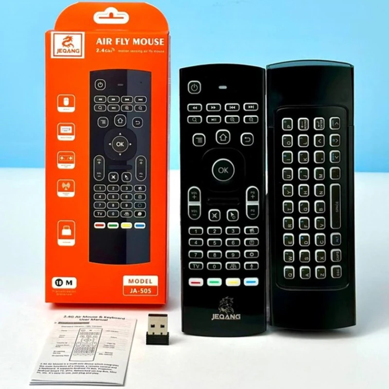 Пульт дистанционного управления Jeqang JA-505, с клавиатурой, Black Пульт дистанционного управления Jeqang JA-505, с клавиатурой, Black