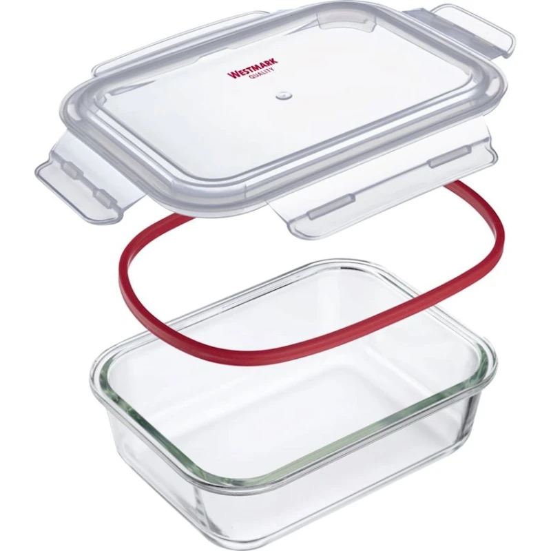 Контейнер Westmark, 640 мл, 17.5х13х6.7 см, стекло, прозрачный