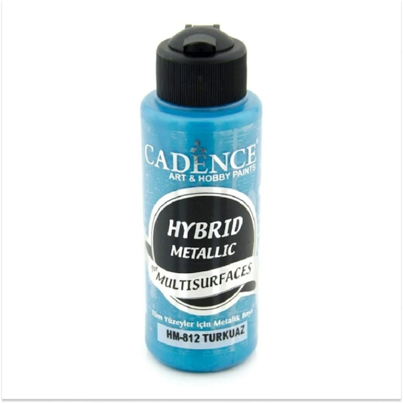Краска-металлик Cadence Hybrid Metallic for Multisurfaces HM812 Turquoise 120 мл Краска-металлик Cadence Hybrid Metallic for Multisurfaces HM812 Turquoise 120 мл