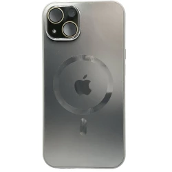 Çexol Apple iPhone 14 üçün with MagSafe Silver Grey