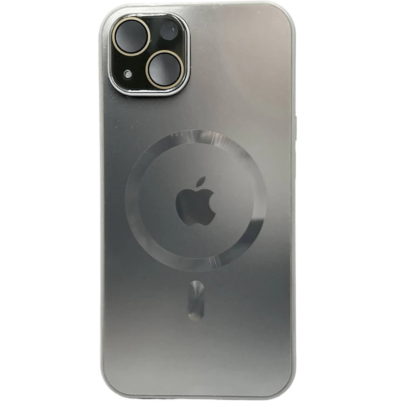 Çexol Apple iPhone 14 üçün with MagSafe Silver Grey