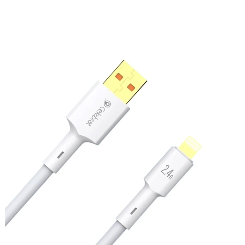 Kabel Celebrat HB-04 A-L USB to Lightning, 1.5 m, White