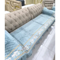 Чехол на диван MiraNova LQ-095, голубой Чехол на диван MiraNova LQ-095, голубой