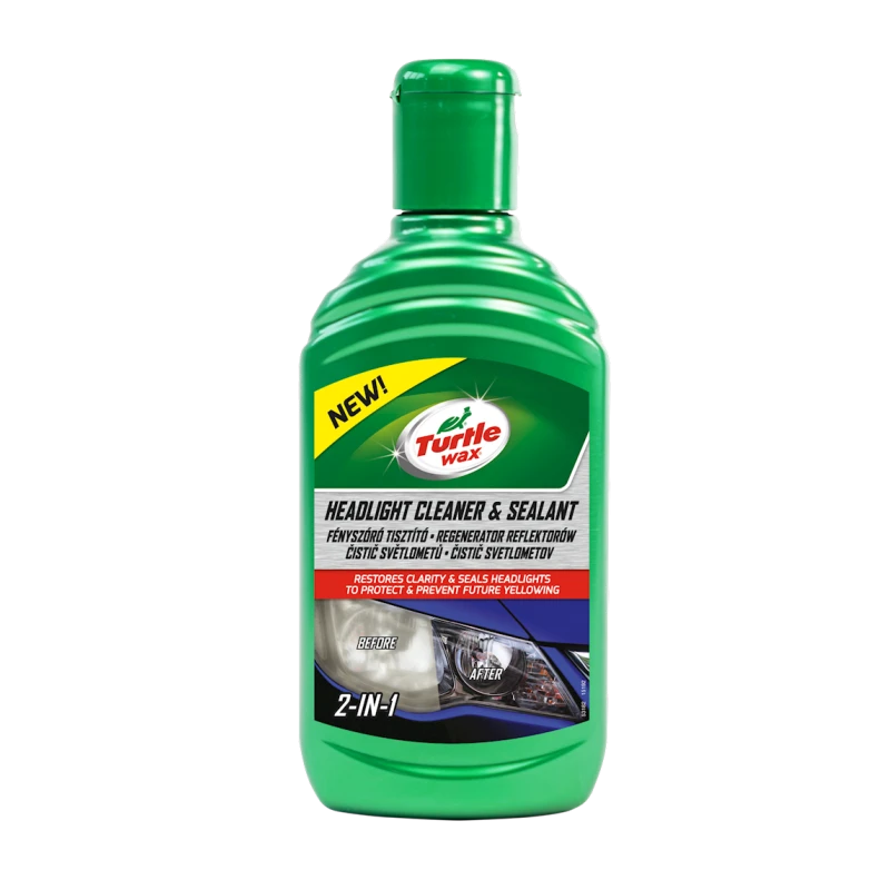 Очиститель для фар с УФ защитой Turtle Wax 300 мл Очиститель для фар с УФ защитой Turtle Wax 300 мл