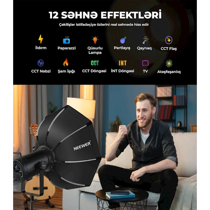 Лампа для видеосъемки Neewer CB200B Лампа для видеосъемки Neewer CB200B