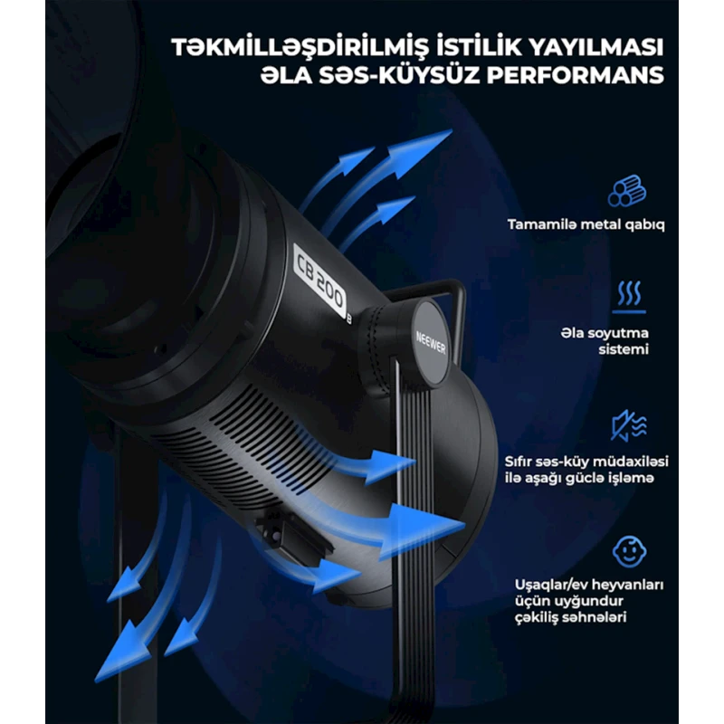 Лампа для видеосъемки Neewer CB200B Лампа для видеосъемки Neewer CB200B