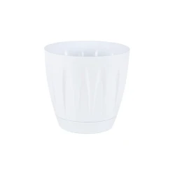 Горшок Serinova Papatya, 1.5 л, пластик, белый