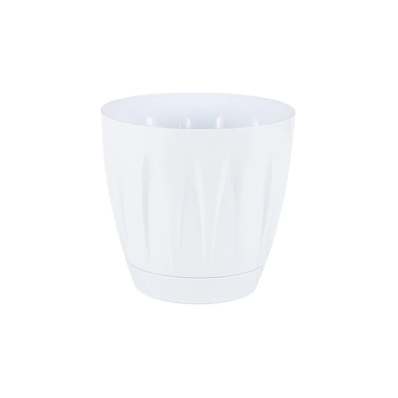 Горшок Serinova Papatya, 1.5 л, пластик, белый Горшок Serinova Papatya, 1.5 л, пластик, белый