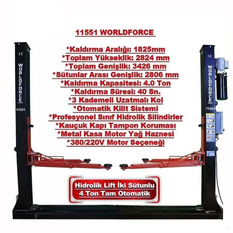 Qaldırıcı Worldforce 11551, 4 T