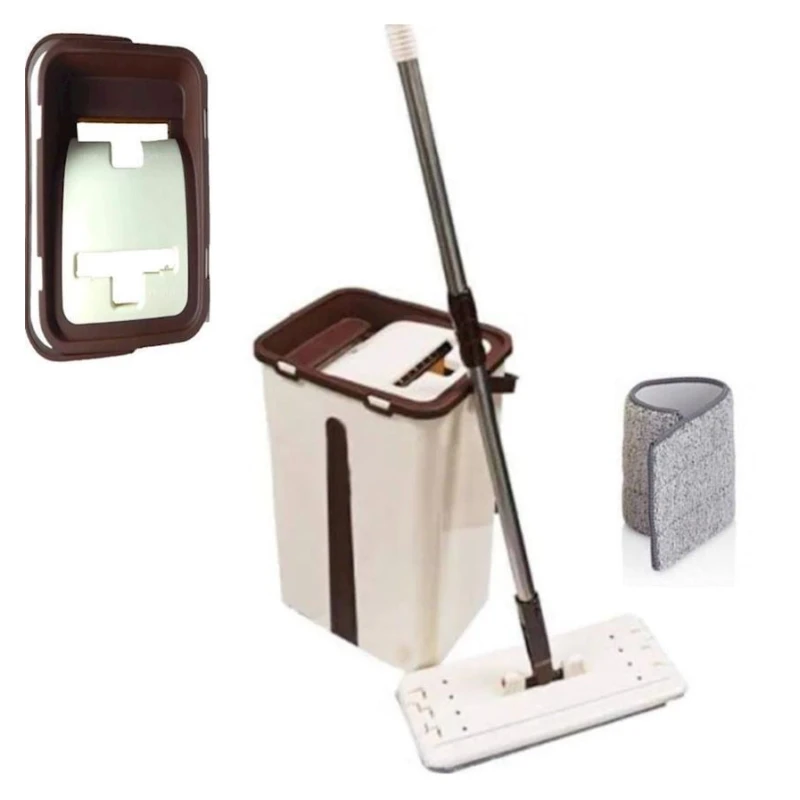 Набор для уборки Zambak plastik, 20x26x40 см, пластик, бежевый Набор для уборки Zambak plastik, 20x26x40 см, пластик, бежевый