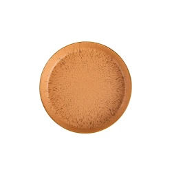 Тарелка Porland Ethos Danshari Earth, 19 см, фарфор, оранжевая