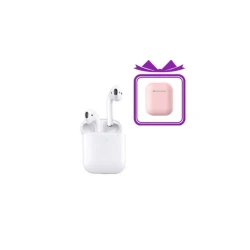 Simsiz qulaqlıqlar AirPods 2 Premium Class Pink Case Hədiyyəli