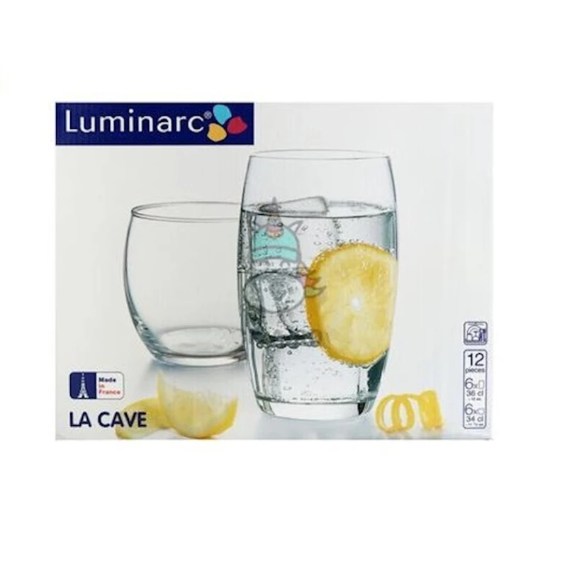 Набор стаканов La Cave LC12 12 шт, 360/340 мл