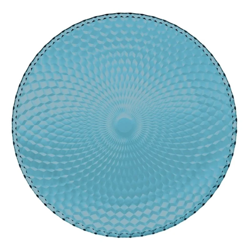 Тарелка Luminarc Idylle London Topaz обеденная, диаметр 25 см, круглая, синий