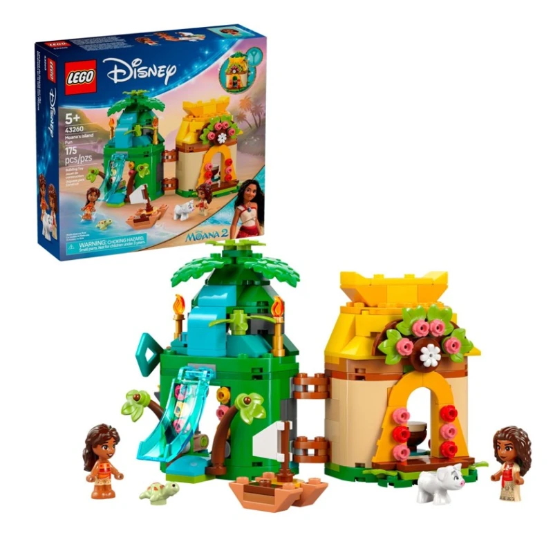 Конструктор LEGO Disney Moana's Island Fun 43260, 175 деталей, от 5 лет