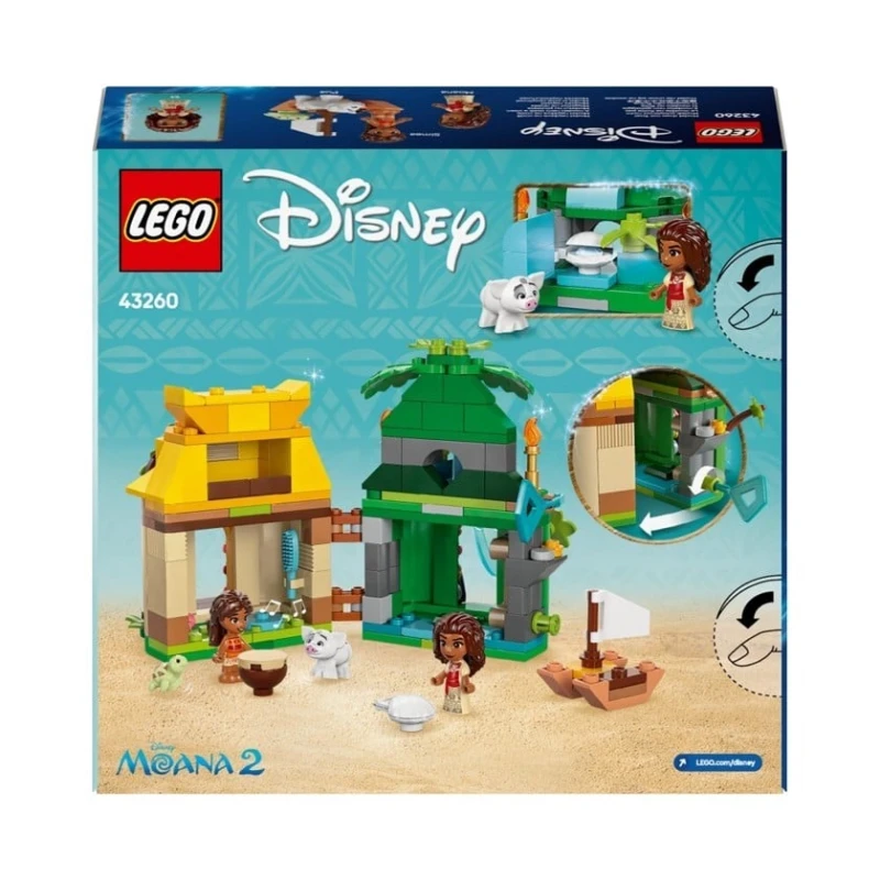 Конструктор LEGO Disney Moana's Island Fun 43260, 175 деталей, от 5 лет