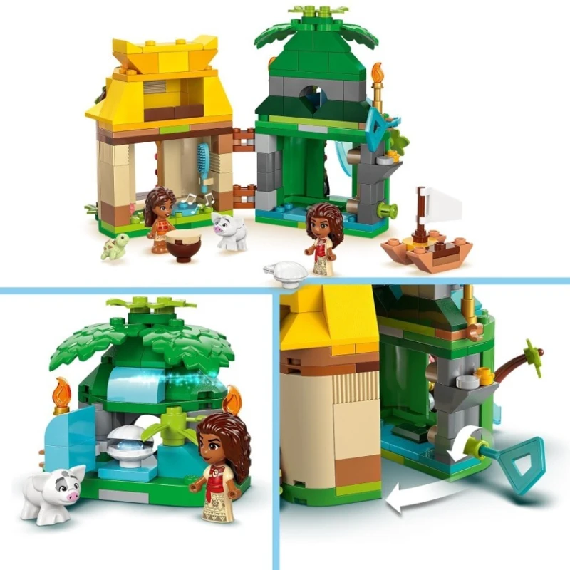 Конструктор LEGO Disney Moana's Island Fun 43260, 175 деталей, от 5 лет