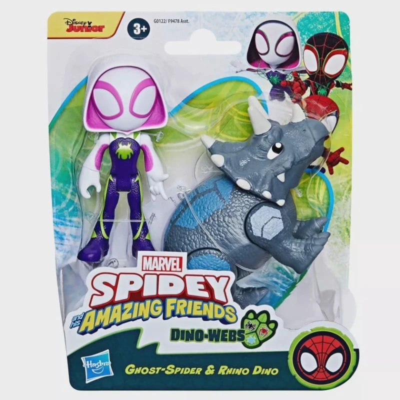 Набор фигурок Hasbro Spidey & Friends Dino Webs F9478, товар в ассортименте
