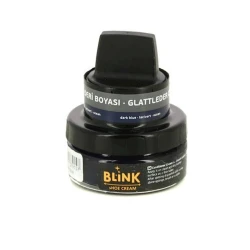Dəri ayaqqabı üçün krem Blink Kavanoz B-8510, aplikator ilə, göy, 50 ml