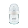 Qidalanma üçün qab Nuk Nature Sense, 120 ml, 0-6 ay, S ölçü, şüşə/silikon, məhsul çeşiddə Qidalanma üçün qab Nuk Nature Sense, 120 ml, 0-6 ay, S ölçü, şüşə/silikon, məhsul çeşiddə