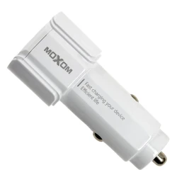 Автомобильное зарядное устройство Moxom KC-15 White