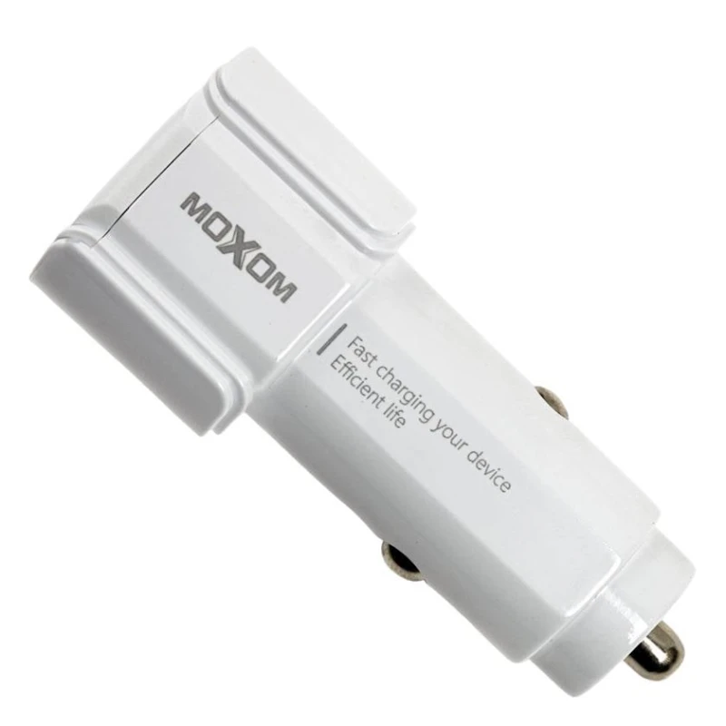 Автомобильное зарядное устройство Moxom KC-15 White