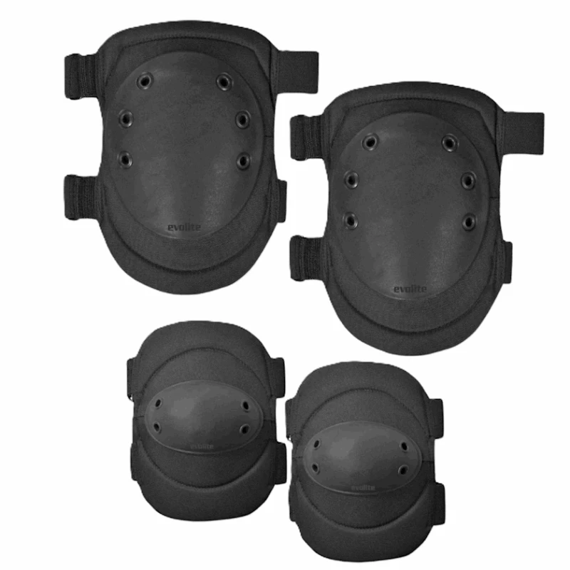 Набор защиты для коленей и локтей Parrotias PRT-UM-133, черный