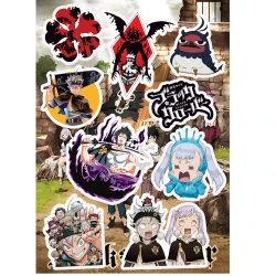 Набор наклеек Black Clover, 9 шт Набор наклеек Black Clover, 9 шт