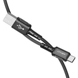 Кабель USB Acefast C1-04 Type-C to USB-A, Черный