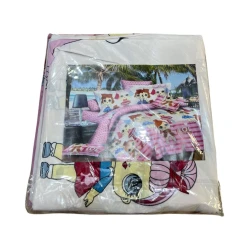 Uşaq yataq dəsti Blumarine YT-LL-038, bir yarım, pambıq, çəhrayı