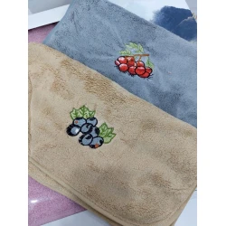 Полотенце MiraNova FS-159, микрофибра, 35×75 см, товар в ассортименте