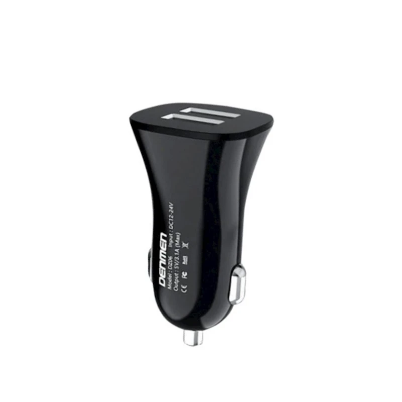Автомобильное зарядное устройство Denmen DZ06 Black
