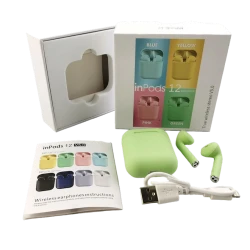 Беспроводные наушники i12 Green