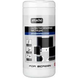 Влажные салфетки Attache 100 шт Влажные салфетки Attache 100 шт