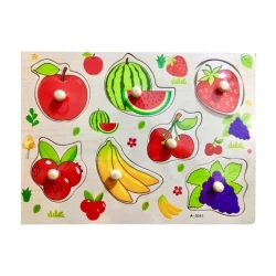 Деревянный пазл Фрукты 3+ лет Деревянный пазл Фрукты 3+ лет