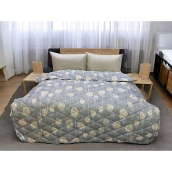 Yorğan MiraNova 066, ikinəfərlik, bambuk sintepon, rəngbərəng, 195х215 sm