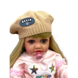 Kukla Reborn M4924 Bear, çəhrayı, 55 sm