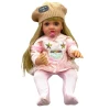 Kukla Reborn M4924 Bear, çəhrayı, 55 sm