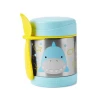 Пищевой термос Skip Hop Zoo Акула, нержавеющая сталь, разноцветный, 325 мл Пищевой термос Skip Hop Zoo Акула, нержавеющая сталь, разноцветный, 325 мл