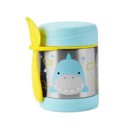 Пищевой термос Skip Hop Zoo Акула, нержавеющая сталь, разноцветный, 325 мл Пищевой термос Skip Hop Zoo Акула, нержавеющая сталь, разноцветный, 325 мл