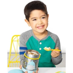 Пищевой термос Skip Hop Zoo Акула, нержавеющая сталь, разноцветный, 325 мл Пищевой термос Skip Hop Zoo Акула, нержавеющая сталь, разноцветный, 325 мл