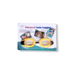 Üzgüçülük üçün eynək GOG01-2, one size, plastik, sarı